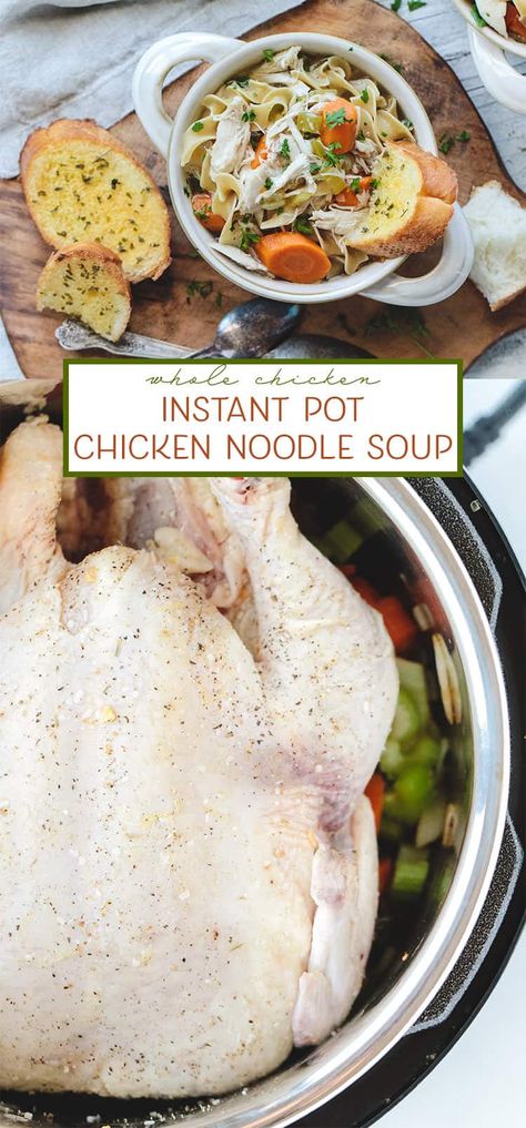 Instapot Whole Chicken Noodle Soup, Instant Pot Whole Chicken Noodle Soup, Instant Pot Whole Chicken Soup Recipes, Whole Chicken Noodle Soup Crock Pot, Instant Pot Chicken Soup Whole Chicken, Instant Pot Whole Chicken Soup, Instapot Chicken Noodle Soup, Whole Chicken Soup, Instant Pot Chicken Noodle Soup