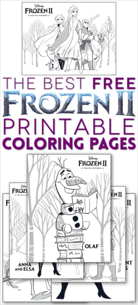 Frozen 2 Coloring Pages, Frozen Coloring Sheets, Frozen Activities, Olaf And Sven, Merry Christmas Coloring Pages, Frozen Printables, Frozen Free, Frozen Crafts, Frozen Coloring Pages