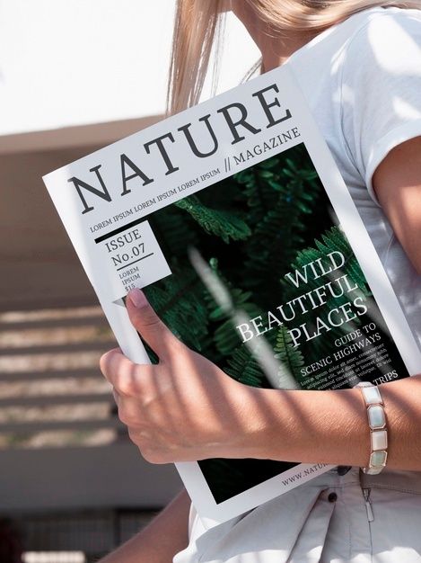 Close-up hand holding a nature magazine ... | Free Psd #Freepik #freepsd #books #hand #woman #paper Blank Book Cover, Nature Editorial, Nature Magazine, Dark Skin Makeup Tutorial, Graphic Design Mockup, Book Cover Mockup, Magazine Mockup, Magazine Images, Brochure Layout