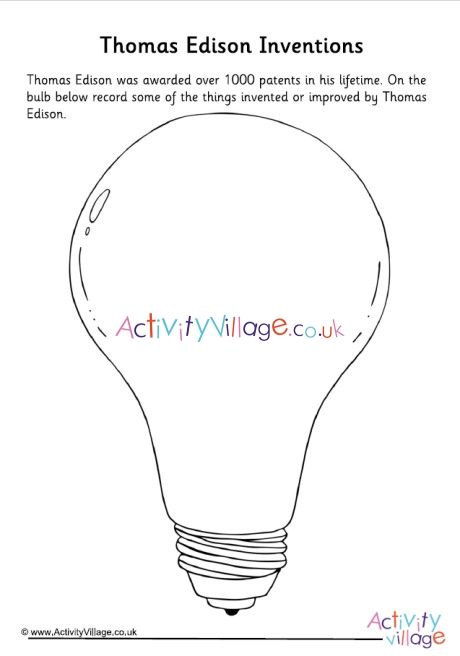 Thomas Edison Activities, Thomas Edison Inventions, Edison Inventions, American History Homeschool, Alva Edison, Dye Clothes, Thomas Edison, Fun Worksheets, History Class