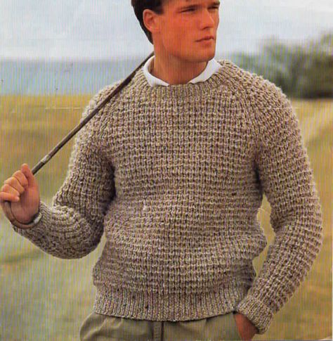 Chunky Raglan Sweater, Mens Knit Sweater Pattern, Cable Sweater Pattern, Knitting Pattern Easy, Knit Sweater Pattern, Mens Knit Sweater, Mens Knit, Norwegian Sweater, Rib Sweater