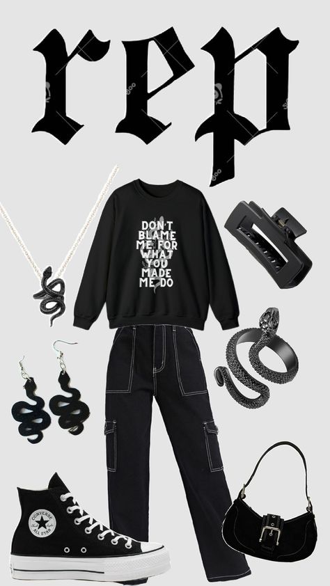 Reputation Taylor Swift inspired outfit Reputation Shirt Ideas, Rep Outfits Taylor Swift, Taylor Swift Reputation Outfits, Taylor Swift Reputation Era Outfits, Reputation Outfits, Taylor Fits, 22 Bday, Eras Party, Reputation Taylor Swift