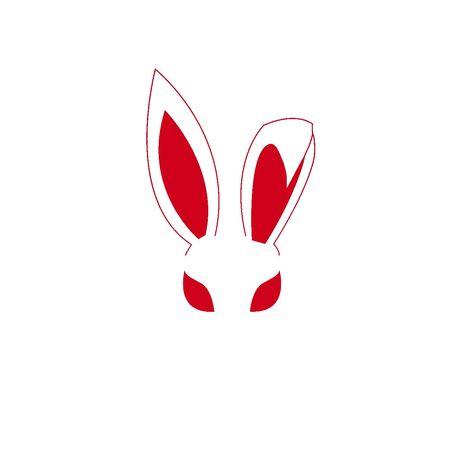 Red Bunny Aesthetic, Bunny Symbol, Rabbit Tattoos, Cloth Pattern, Bunny Art, Abstract Tattoo, Profile Pic, Tattoo Sketches, Cute Bunny