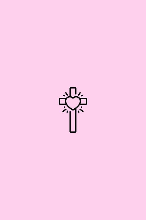 Pink Cross Aesthetic, Christian Girl Pfp, Pink Cross Wallpapers, Cross Pfp, God Pfp, Christian Background Images, Jesus Wallpapers, Christian Graphic Tees, Scripture Wallpaper