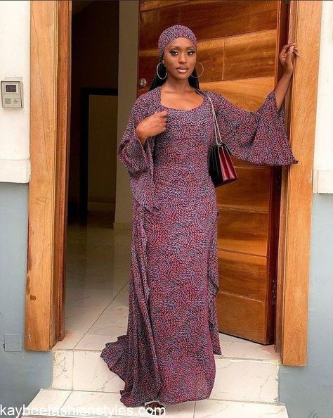 Latest Chiffon Gown Styles for Church in 2023 and 2024 - Latest Chiffon Gown Styles, Chiffon Gown Styles, Nigerian Traditional Dresses, Long Gown Styles, Ankara Dress Designs, Nigerian Dress, Nigerian Lace Styles Dress, Modest Dresses Fashion, African Print Clothing