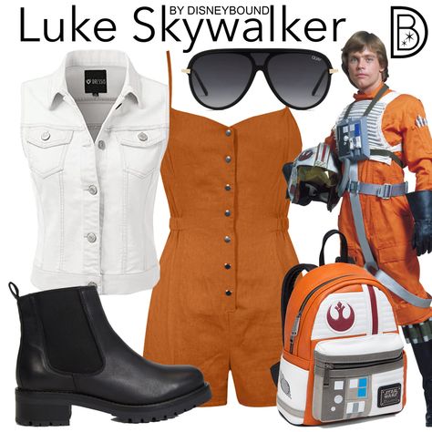 DisneyBound - Luke Skywalker Disneybounding Star Wars, Luke Skywalker Disneybound, Star Wars Inspired Outfits Disneybound, Disney Bound Outfits Star Wars, Disney Bounding Star Wars, Star Wars Bounding, Star Wars Disney Bound, Star Wars Inspired Outfits, Bounding Outfits