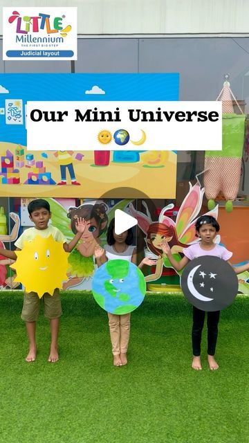 Swapna S on Instagram: "🌞🌍🌙 Our Mini Universe 👇👇 

🌞Sun is the source of solar power. Sun is a star. Sun is placed in the centre of the solar system. Sun is a huge, spinning and glowing sphere of hot gases.

🌍The Earth orbits the Sun, which is the centre of our Solar System.Earth is the 3rd planet in our Solar System.It is the only planet which supports life.It has both land and water bodies.It has rivers, valleys, mountains, hills, forests, oceans, plains and beaches.

🌙The Moon is a natural object that revolves around the Earth. To us, it looks like a smooth, round ball, but the surface of the moon is bumpy. On the surface, there are mountains, valleys, and big holes called craters. Craters are caused by meteors, which are big pieces of rock that hit the Moon.
.
.
#preschool #kin Planet Activity For Preschool, Sun Moon And Stars Activities Preschool, Sun Earth And Moon Craft Space Activity For Kids, Solar System Activity For Preschool, Earth Activities For Kindergarten, Planet Earth Preschool Activities, Solar System Science Experiments, Solar System Games For Preschool, Sun And Moon Craft Preschool