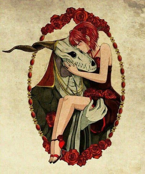 Chise Hatori, Elias Ainsworth, Magus Bride, Brides With Tattoos, Ancient Magus Bride, The Ancient Magus Bride, Romance Art, Dessin Adorable, Anime Tattoos