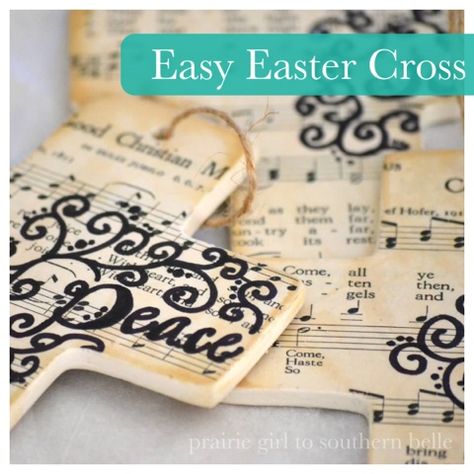 Blog post at The Taylor House :    A while back our church had a craft night. We embellished ceramic crosses and with Easter just around the corner, I thought it might b[..] Agape Ideas, Hymnal Crafts, Mops Crafts, Goo Gone, Fun Easter Crafts, Easter Garland, Mosaic Crosses, Christian Crafts, Cross Crafts