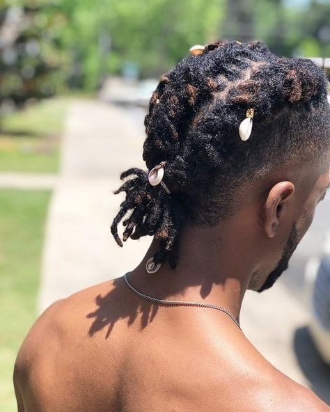 Mohawk Locs Men, Black Men Mohawk Hairstyles, Mohawk Hairstyles Men Black, Locs Hairstyles For Men Medium, Dread Mohawk, Dreadlocks Mohawk, High Top Loc Styles For Men, Mohawk Locs, Mohawk Men