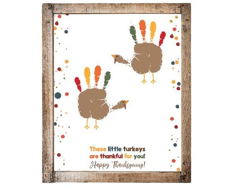 November Handprint Art, Thanksgiving Handprint Crafts, Turkey Handprint Art, Thanksgiving Handprint Art, Thanksgiving Handprint, Handprint Calendar, November Art, Thanksgiving Toddler, Class Crafts