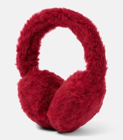 Women's Designer Accessories | Shop at Mytheresa Chunky Wool Scarf, Ladies Coat Design, Girls Attire, Fur Cuffs, Red Fur, Luxury Gifts For Her, Ear Muffs, Chunky Wool, Jewelry Show