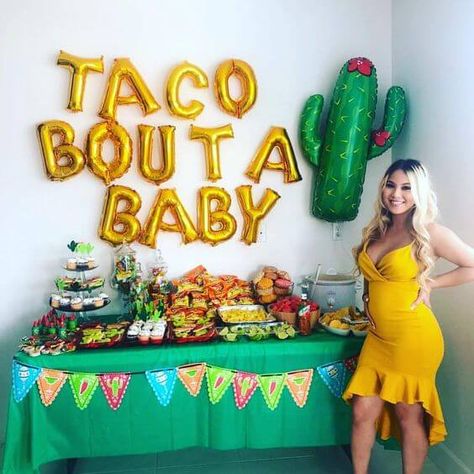 Taco Bout A Baby Theme For A Baby Shower Mexican Baby Shower, Mexican Babies, Boy Baby Shower Ideas, Baby Reveal Party, Baby Gender Reveal Party, Baby Shower Inspiration, Fiesta Baby Shower, Baby Gender Reveal, Baby Shower Planning