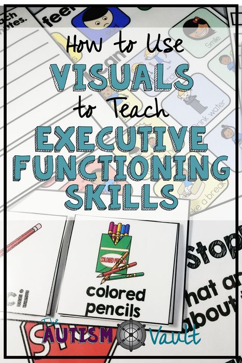 Executive Functioning Kindergarten, Executive Functioning Visuals, Executive Functioning Checklist Student, Teach Executive Functioning Skills, Visual Attention Worksheets, Executive Functioning Activities, Teaching Executive Functioning Skills, Executive Functioning Strategies, Teaching Executive Functioning