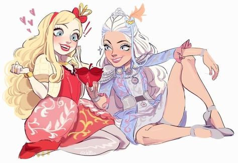 Darling Charming, Rainbow Things, Monster High Art, Apple White, High Art, Monster High Dolls, Ever After High, Cute Art Styles, Art Tips