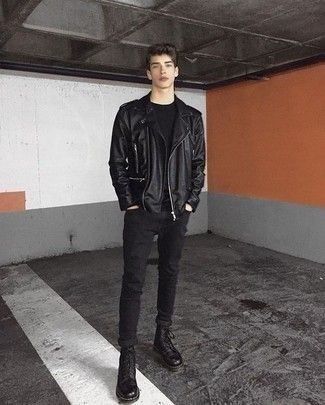 Bad Boy Outfits, Rok Outfit, Bad Boy Style, Superenge Jeans, Mens Trendy Outfits, Leather Jacket Outfits, Cool Outfits For Men, Stylish Mens Outfits, Parking Garage