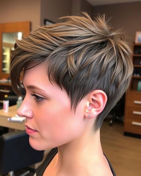 Ash Blonde Pixie, Pixie Short Haircut, Easiest Hairstyles, 90s Pixie Cut, Hairstyle Pixie, 90s Pixie, Short Haircuts Ideas, Spikey Short Hair, Modern Pixie