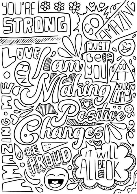 A Colorful Mess of Positivity: A coloring book of affirmations Page 11 Coloring pages for kids #coloringpagesforkids Coloring page for kids #coloringpageforkids Kids coloring page #kidscoloringpage 9.249 Affirmation Colouring Pages, Body Positive Coloring Pages, Self Care Coloring Pages, Simple Aesthetic Coloring Sheets, Recovery Coloring Pages, Mental Health Coloring Pages, Positive Affirmation Coloring Pages, Adult Coloring Pages Free Printable, Mindfulness Coloring Pages