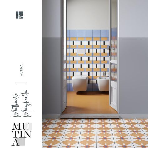 ▪️ MATTONELLE MARGHERITA by @mutinaceramics Introducing the Mattonelle Margharita Luxury Tile Collection – a collaborative masterpiece born from Mutina’s exploration of color and the artistic vision of Nathalie Du Pasquier. This collection is a harmonious blend of diverse aesthetic expressions, offering a dual concept that embodies both simplicity and bold creativity. Recognized as Interior Design’s Best of Year 2021, these tiles are meticulously crafted from glazed porcelain stoneware, sho... Mutina Tiles, Nathalie Du Pasquier, Luxury Tile, Italian Tiles, House Tiles, House Materials, Unique Patterns, Bathrooms, Arch