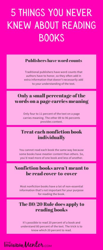 Are the unread books on your nightstand toppling over because you have no time to read them? Do you have an even longer list of books that are sitting right now in the ‘someday’ pile? Or do you start books and never finish them because you cannot focus? It’s not your fault. At the end […] The post 5 Things You Never Knew about Reading Books appeared first on The Invisible Mentor. Reading Tips, Unread Books, You Never Know, Read More, Book Publishing, Books To Read, Meant To Be, Reading, Books