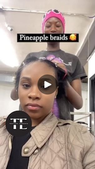 Pineapple Braids, Hair Education, Natural Hair Weaves, Different Braids, Hair Weaving, Girls Braids, Braid Styles, Weave Hairstyles, Textured Hair