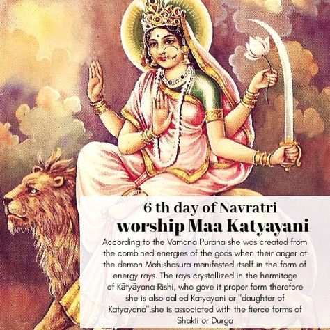 During Durga Puja we worship Maa Katyayani on 6th day of Navratri. #kolkata #kolkataPhotography #painting Day 6 Navaratri, Day 6 Of Navratri, Navaratri Day 6 Katyayani, Navratri Day 6 Katyayani, Day 6 Navratri, Maa Katyayani Images Hd, Day 6 Navratri Goddess, Maa Katyayani Images, Navratri Hd Wallpaper