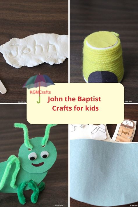 John The Baptist Activity Crafts, John The Baptist Is Born Craft, John The Baptist Sunday School Lesson, Jesus Gets Baptized Craft For Kids, John The Baptist Prepares The Way Craft, John The Baptist Craft Sunday School, John The Baptist Craft Preschool, Baptism Crafts For Kids, John The Baptist Activity