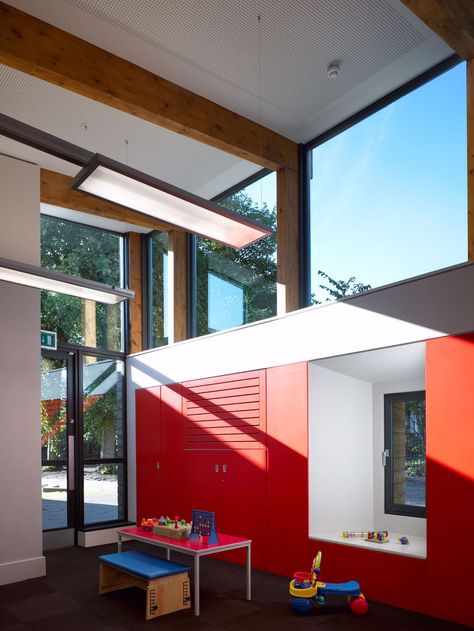 Hazelwood is a school for children and young people, aged 2 to 18, who are blind and deaf – “dual sensory impaired”. Architecturally, it… Hazelwood School, Kids Architecture, Sensory Garden, Innovative Architecture, Glasgow, Loft Bed, Blinds, United Kingdom, For Kids