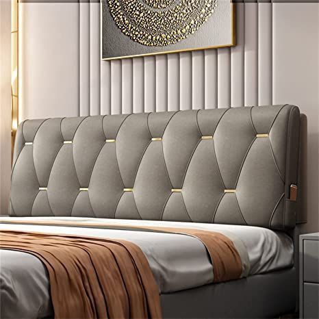 King Size Bed With Cushion Headboard, Bedroom Headrest Design, Small Headboard Design, Bed Board Designs, Bed Back Board Design, Head Rest For Bed Headboard Ideas, Bed Headrest Cushion Design, Upholstered Beds Modern, Bed Head Rest Designs Modern