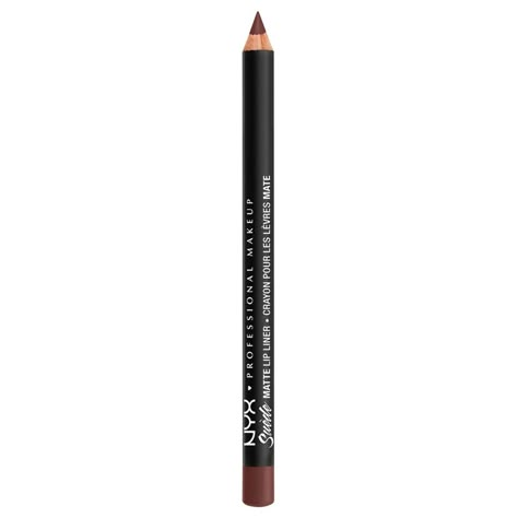 NYX Professional Makeup Suede Matte Velvet Smooth Lip Liner - Vegan Formula - Cold brew - 0.03oz Nyx Lip Liner, Nyx Matte, Lip Colours, Nyx Lip, Soft Matte Lip Cream, Nyx Makeup, Matte Lip Color, Matte Lip Cream, Cream Lipstick