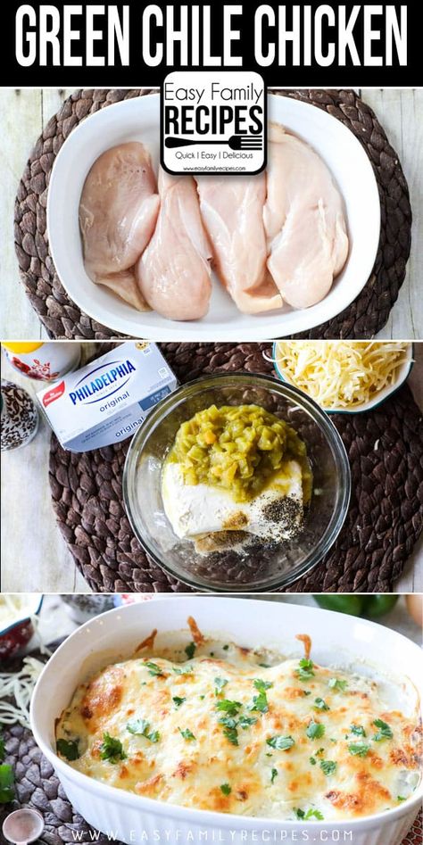 My family LOVED this recipe!!!! Low Carb - Keto Green Chile Chicken · Easy Family Recipes Keto Green Chile Chicken, Vegan Bibimbap, Keto Green, Desayuno Keto, Dinner Keto, Green Chile Chicken, Breakfast Keto, Full Recipes, Crock Pot Recipes