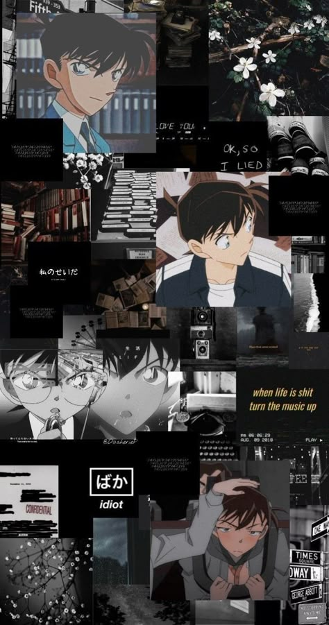 Shinichi Kudo Wallpapers Aesthetic, Detective Conan Background, Detective Conan Wallpapers Aesthetic, Detective Conan Aesthetic, Wallpaper Conan, Conan Wallpaper, Detective Conan Manga, Detective Conan Ran, Detective Conan Shinichi