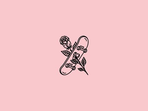 Skater by DOOOM on Dribbble Skater Tattoos, Artist Logo, Logo Images, Art Clothes, Art Logo, Art Drawings Sketches, Tattoo Artist, Drawing Sketches, Get Inspired