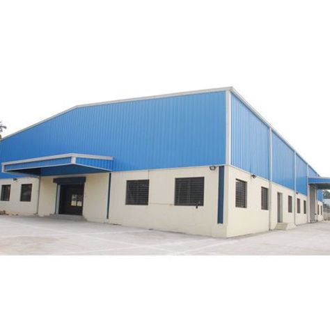 Environmental friendly Large span Better corrosion resistance and fire resistance Factory Elevation, Prefabricated Sheds, Pre Engineered Metal Buildings, Pre Engineered Buildings, Roof Truss Design, Metal Building Designs, Industrial Sheds, Factory Architecture, Steel Structure Buildings