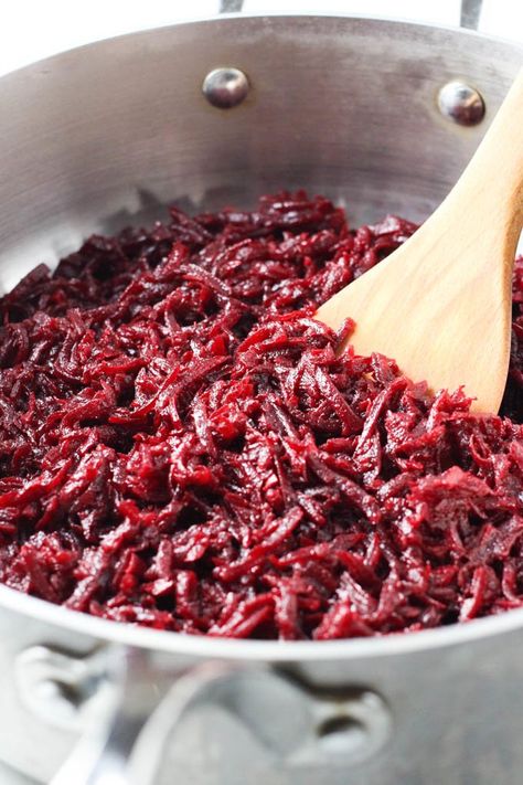 Shredded Beets Recipe, Sautéed Beets, Spiralized Beets, Beet Noodles, Beets Recipe, Cooking Beets, Healthy Side Dish, Beet Recipes, Red Beets