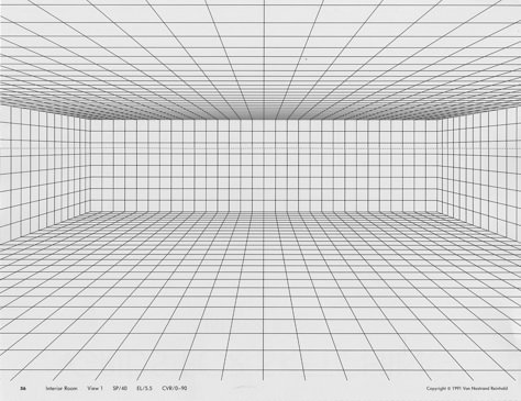 Perspective Grid  (Meant for Interiors but use as needed) Grid Drawing Ideas, Perspective Grids, Room Perspective, Perspective Grid, Grid Vector, 3d Grid, Drawing Grid, Grid Drawing, Sketch Reference