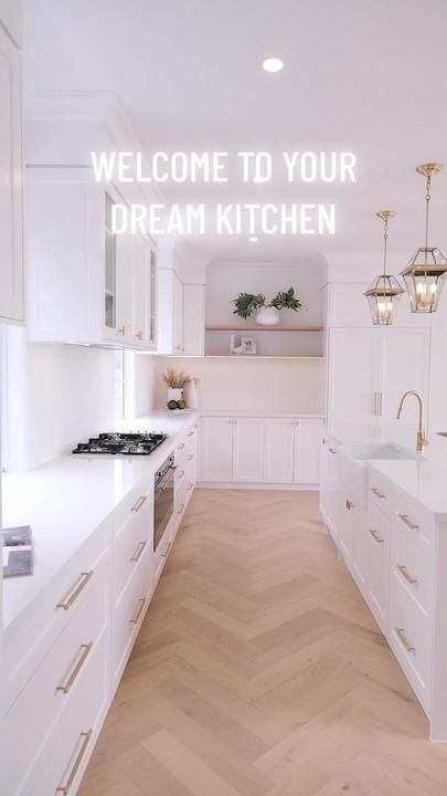 Kitchen Inspirations Rustic, Modern Rustic Kitchen Design, Simple Kitchen Ideas, Modern Rustic Kitchen, Kitchen Cabinet Ideas, Classic White Kitchen, Kitchen Redesign, Rustic Modern Kitchen, Bad Inspiration