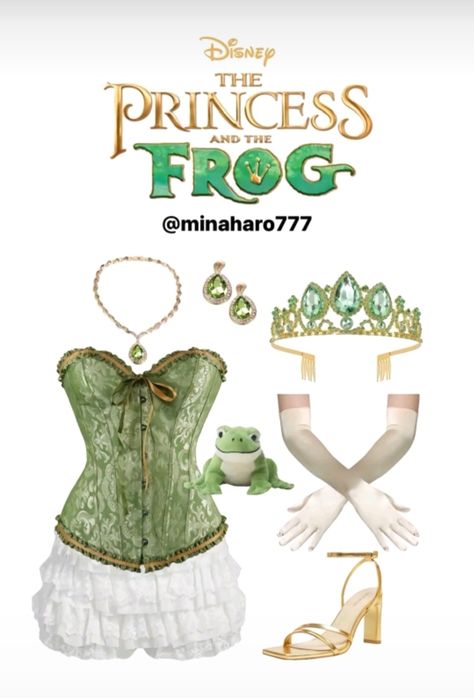 Tiana And Charlotte Costume, Princess Tiana Halloween Costume, Tiana Disneybound, Princess Tiana Costume, Tiana Princess And The Frog, Tiana Costume, Belle Halloween, Costume Aesthetic, Amazon Halloween