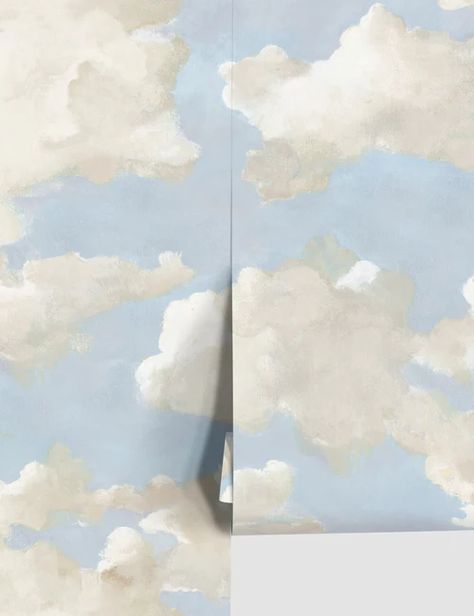 Shop Home Wallpaper Patterns Clouds Peel And Stick Wallpaper, Cloud Wallpaper Bathroom, Peel And Stick Cloud Wallpaper, Sky Wallpaper Nursery, Night Sky Mountain Mural Nursery, Peel And Stick Wallpaper For Nursery, Cloud Mural Ceiling, Cloud Nursery Wallpaper, Cloud Ceiling Wallpaper