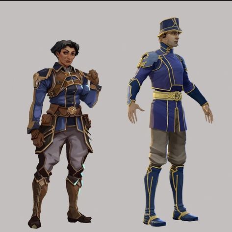 Arcane Academy Uniform, Arcane Costume Design, Piltover Clothes, Arcane Piltover Fashion, Piltover Concept Art, Arcane Enforcer Uniform, Grayson Arcane, Arcane Enforcer, Arcane Clothes