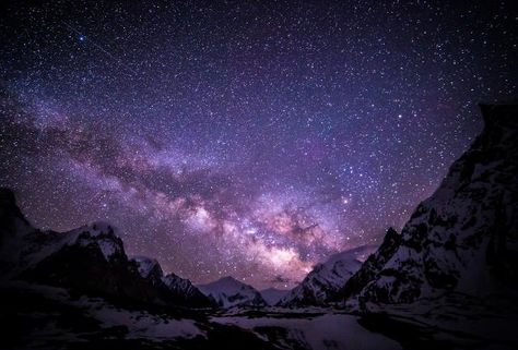 How Far Away Are The Stars? Scientists Still Don't Know Sky Without Light Pollution, Light Pollution, The Night Sky, Milky Way, Pollution, Night Sky, Pakistan, Stars, Purple