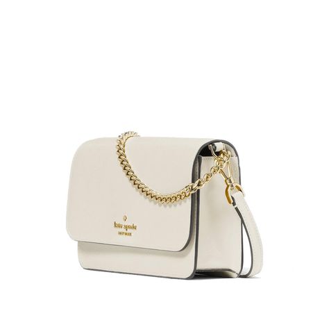 Cute Simple Purses, Small Shoulder Purse, White Kate Spade Purse, Kate Spade Designer White Shoulder Bag, White Designer Kate Spade Shoulder Bag, Kate Spade Handbags White, Kate Spade Bags, Crossbody Purse, Shoulder Bags