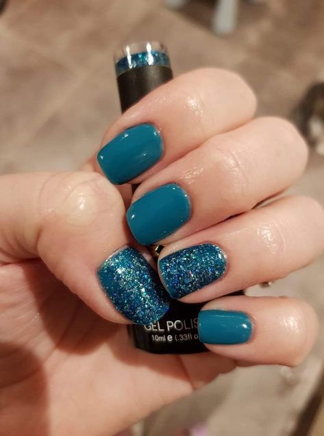 Gel French Manicure Color, Teal Acrylic Nails, Sapphire Nails, Bluesky Nails, Teal Nail Designs, Bridesmaids Nails, Gel French Manicure, Green Acrylic Nails, Teal Nails