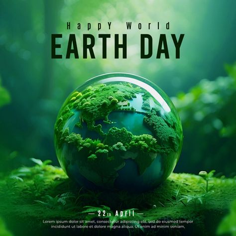 Earth Awareness, About Earth, World Earth Day, Save Nature, Green World, Green Travel, Green Backdrops, Nature Posters, Banner Template Design