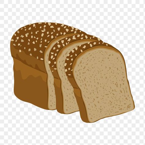 Aesthetic Bread, Bread Png, Bread Illustration, Cereal Bread, Sticker Food, Food Doodles, Food Png, Png Aesthetic, System Design