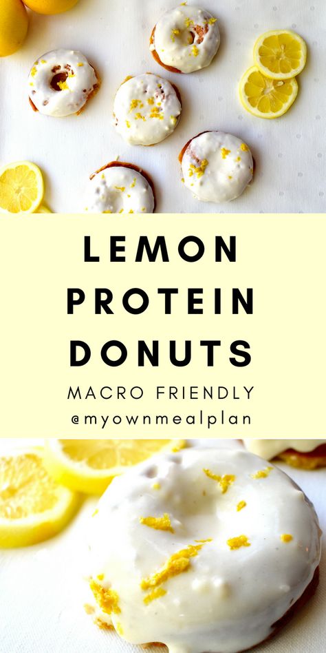 High Protein Donuts, Gingerbread Protein, Lemon Protein, Protein Donuts Recipe, Donut Calories, Protein Donuts, Protein Cookie, Protein Baking, Pistachio Cookies