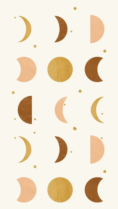 Peach Brown and Yellow Boho Moon Phases Composition Phone Wallpaper - Templates by Canva Phone Wallpaper Template, Wallpaper Template, Boho Moon, Moon Phases, Phone Wallpaper, Composition, Moon, Yellow, Canvas