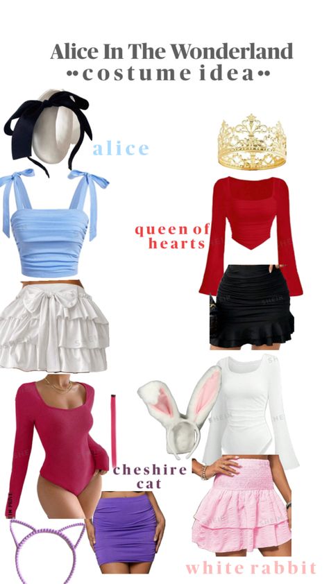 Queen Of Hearts Halloween Costume, Street Fashion Inspiration, Modest Street Fashion, Modest Streetwear, White Rabbit Costumes, Office Halloween Costumes, Queen Of Hearts Halloween, Alice In The Wonderland, Warm Fall Outfits