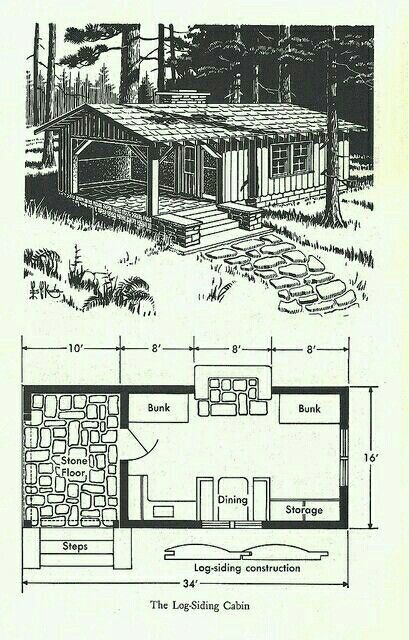 The Squatter Cabin, Rustic Small Cabin, Small Log Cabin Plans, Rustic Cabin Plans, Small Cabin Floor Plans, Small Cabin Designs, Wilderness Cabins, Cabin Plan, Log Cabin Plans