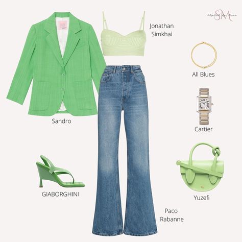 Casual Afternoon Tea Outfit, Afternoon Tea Outfit, Tea Outfit, Daily Outfit Inspiration, Virtual Stylist, Green Outfit, Casual Chic Style, Style Looks, Dream Clothes